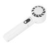 Handheld Cooling Fan 5 Speed Levels Adjustable USB Charging Portable Small Pocket Fan White