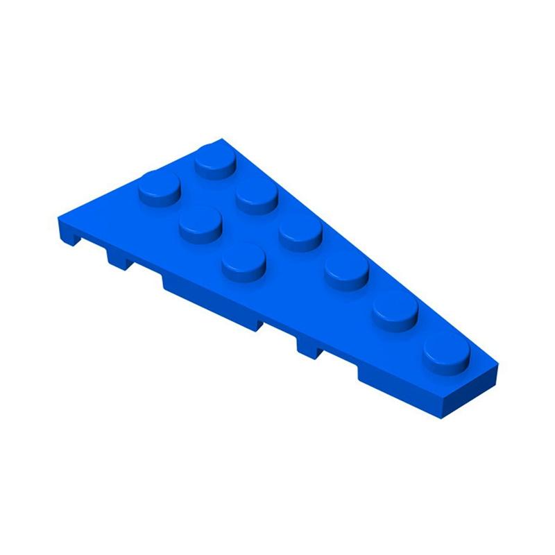 50pcs 54383 Wedge Plate 6 X 3 Right Bricks Collections Bulk Modular GBC Toys For Technical MOC DIY Building Block Compatible