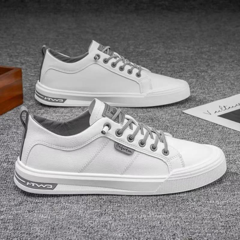 Frühling Sommer Mode Weiße Schuhe Flache Männer Schuhe Coole Junge Mann Marke Street Style Männliche Schuhe