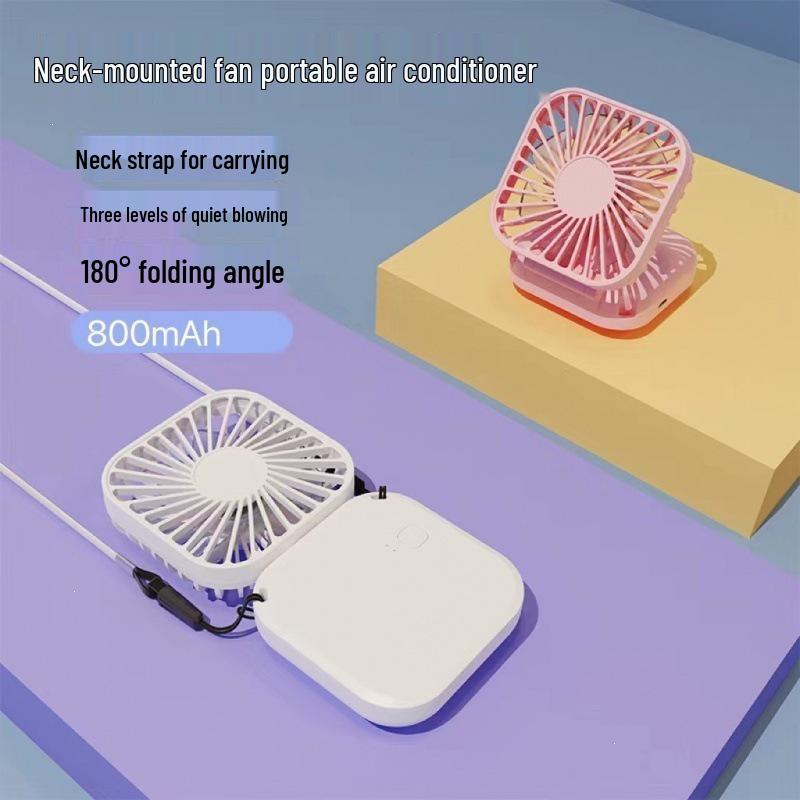 Portable Mini Folding Desktop & Handheld Fan for Office & Outdoor Use