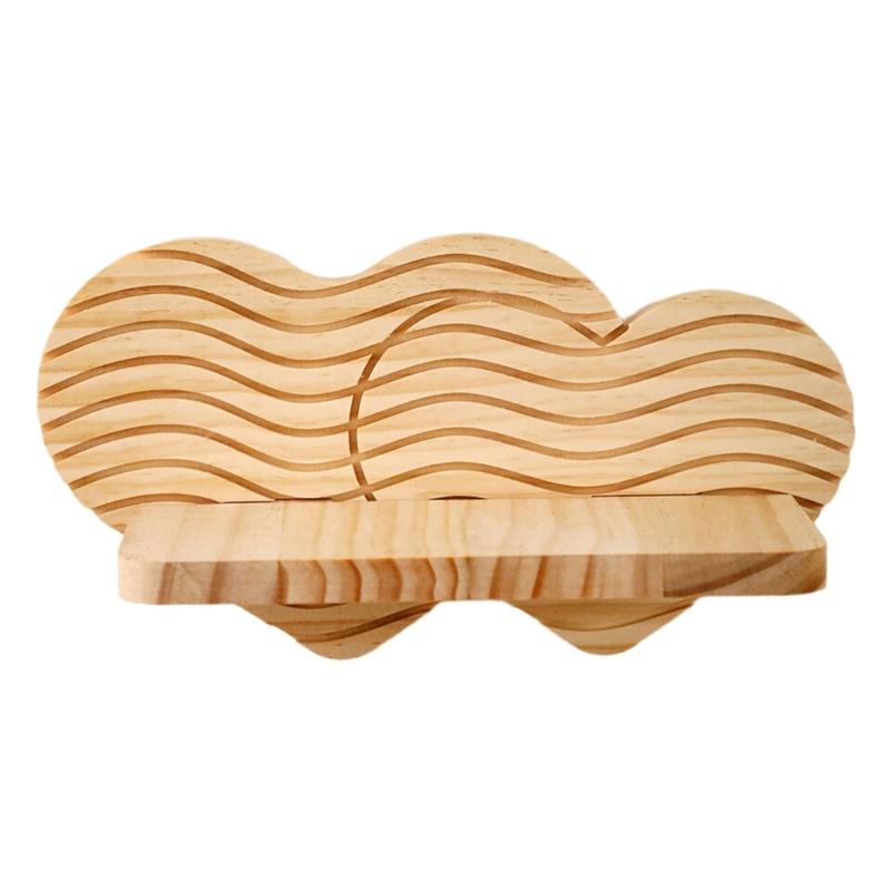 

Wood Wall Planter,Wall Pocket Planter for Greenery Dried Flower Indoor Wood Hanging Vase Modern Farmhouses Wall Decors 1