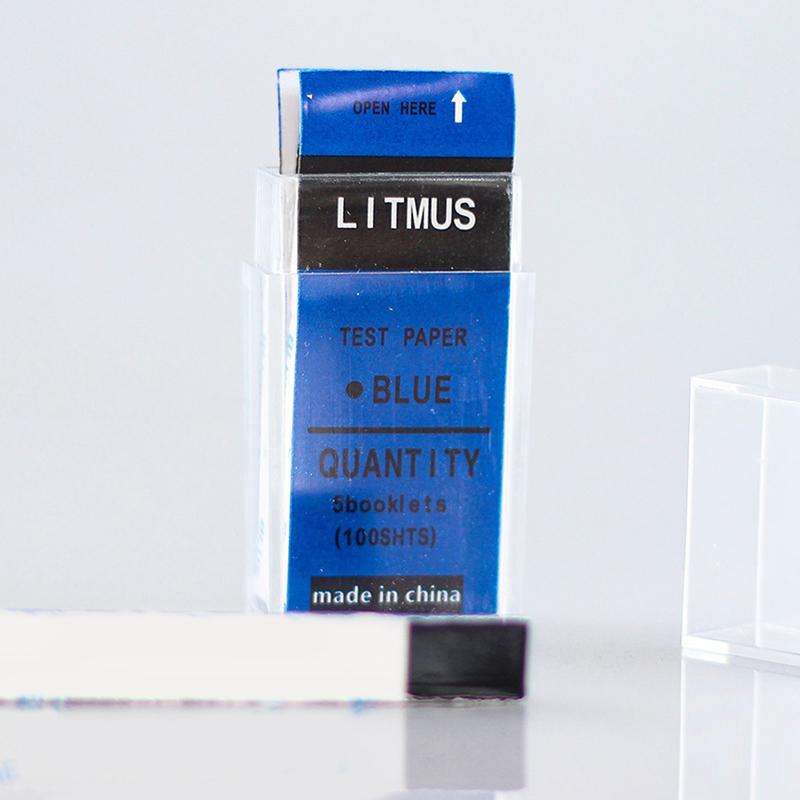 100 Streifen/Packung Ph-Teststreifen Rot/Blau Lackmuspapier Säure-Alkali-Testpapier Für Wasser Boden Labor Säure-Alkali-Nachweis
