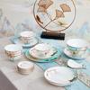 Gonghe Jingpin Auspicious Deer 27-Piece Ceramic Tableware Set