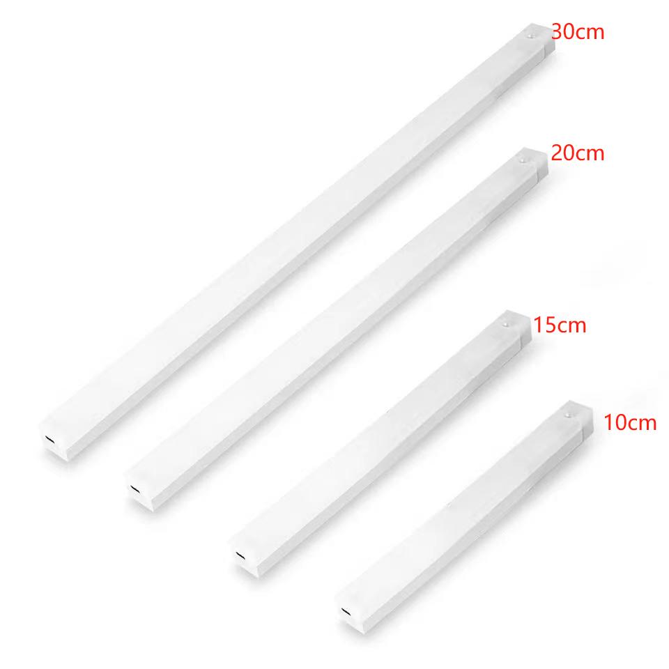 

Car Sensor Light for Floor Trunk Hood USB Rechargeable Automatic Induction Light Bar Magnetic Maual/Sensing Mode Lamp 10cm