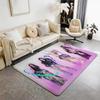Kpop A aespa Floor Mat Eco  Flannel Doormat Non Slip Odorless Indoor Floor Rug Soft Short Plush Home Mat