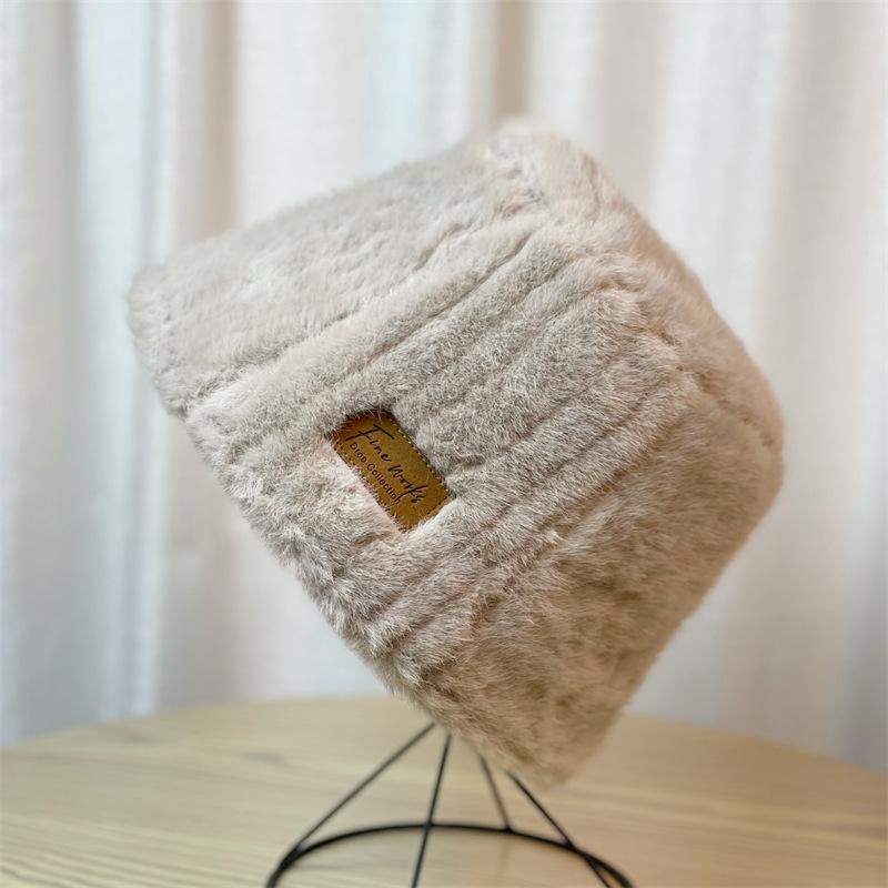 

Женская осенне-зимняя новая шляпа-ведро, модная теплая утолщенная шляпа-ведро one size хаки