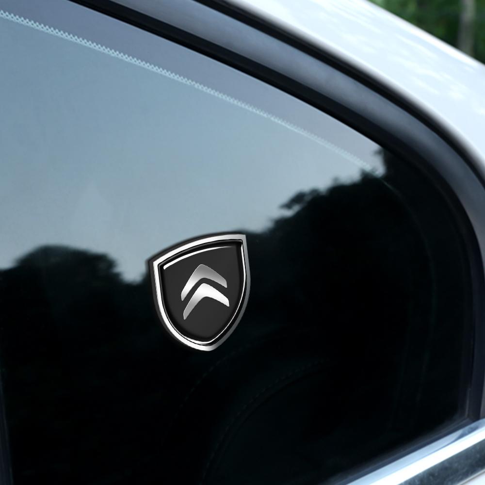 1pc Metal Car Badge Emblem Body Window Fuel Tank Cap Decoration Stickers For Citroen C1 C3 C4 Grand Picasso C5 Auto Accessories