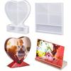 Love Heart Square Photo Frame Epoxy Mold for DIY Craft Resin Jewelry Making Silicone Mould