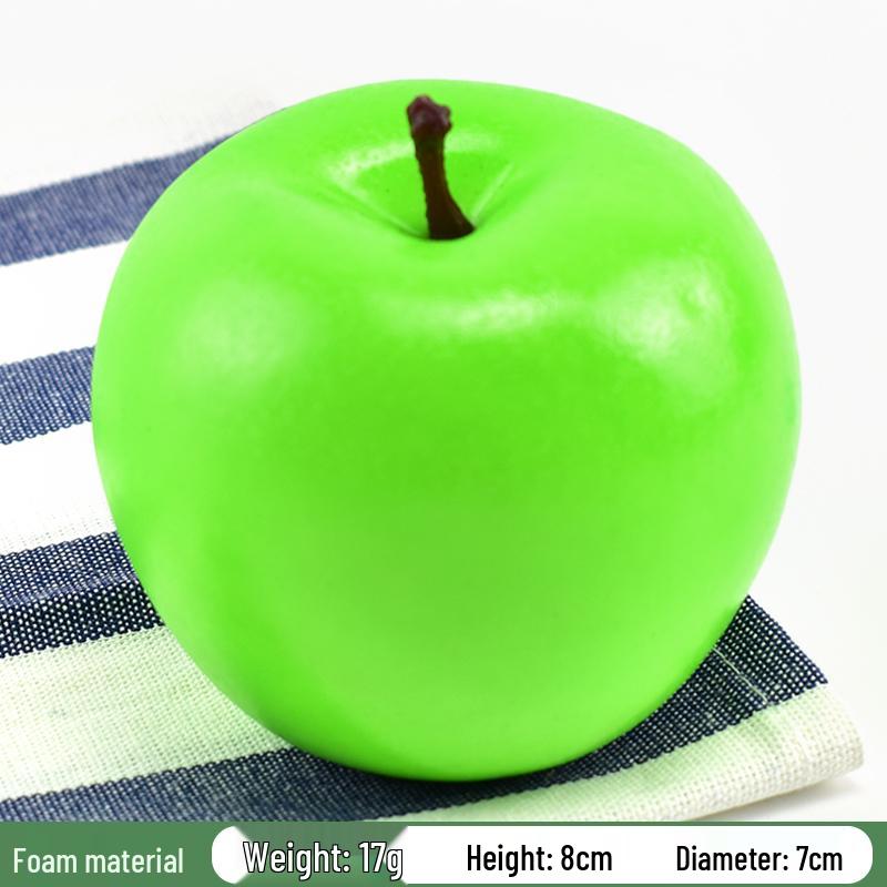 Red Delicious Artificial Apple Ornament for Decorations
