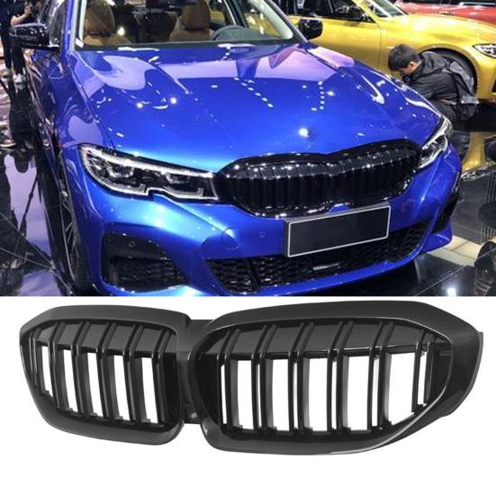 

Решетка автомобиля Sparkling Black Передний капот Kidney 51138072085 для BMW 3