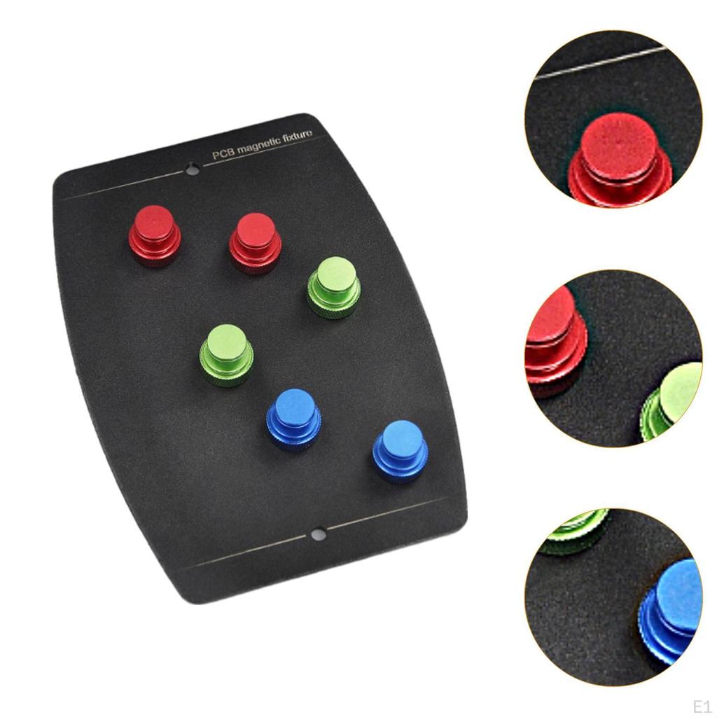 PCB Circuit Board Holder Pillars Steel Plate Fixture Stand Stable Compact Soldering Helping