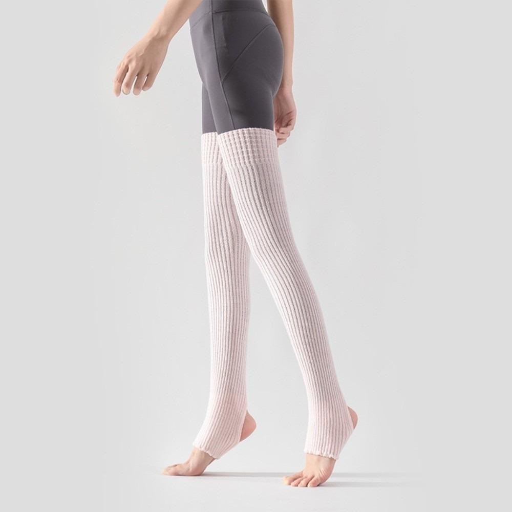 Knee High Long Foot Covers Foot Cover Pilates Yoga Knitted Socks Ballet Leg Warmers Women Girls