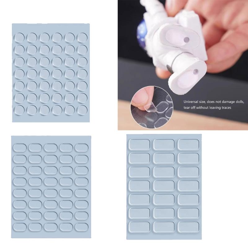 Double Sided Dots Tape Invisible Clear Adhesive Dots Sticker Strong Adhesion for Display Toy Models and Cartoon Figures