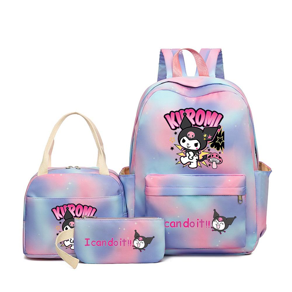 Student Schoolbag Cartoon Cute Large Capacity Backpack Lightweight Waterproof Middle School Student Backpack