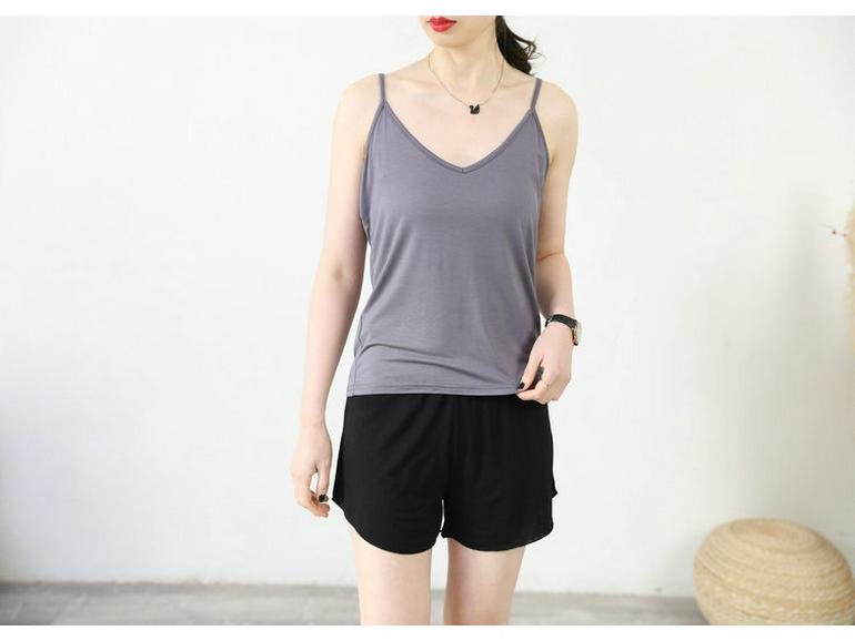 Women's V-Neck Modal Cotton Plus Size Loose Camisole Vest - 2021 Spring/Summer Collection