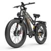 Electric Bicycle LANKELEISI MG800 Max 26" 1000Wx2 Dual Motor Electric Bike Adult Top Speed 48Km/h 48V 20AH 7 Speed Range 130Km Load 150KG