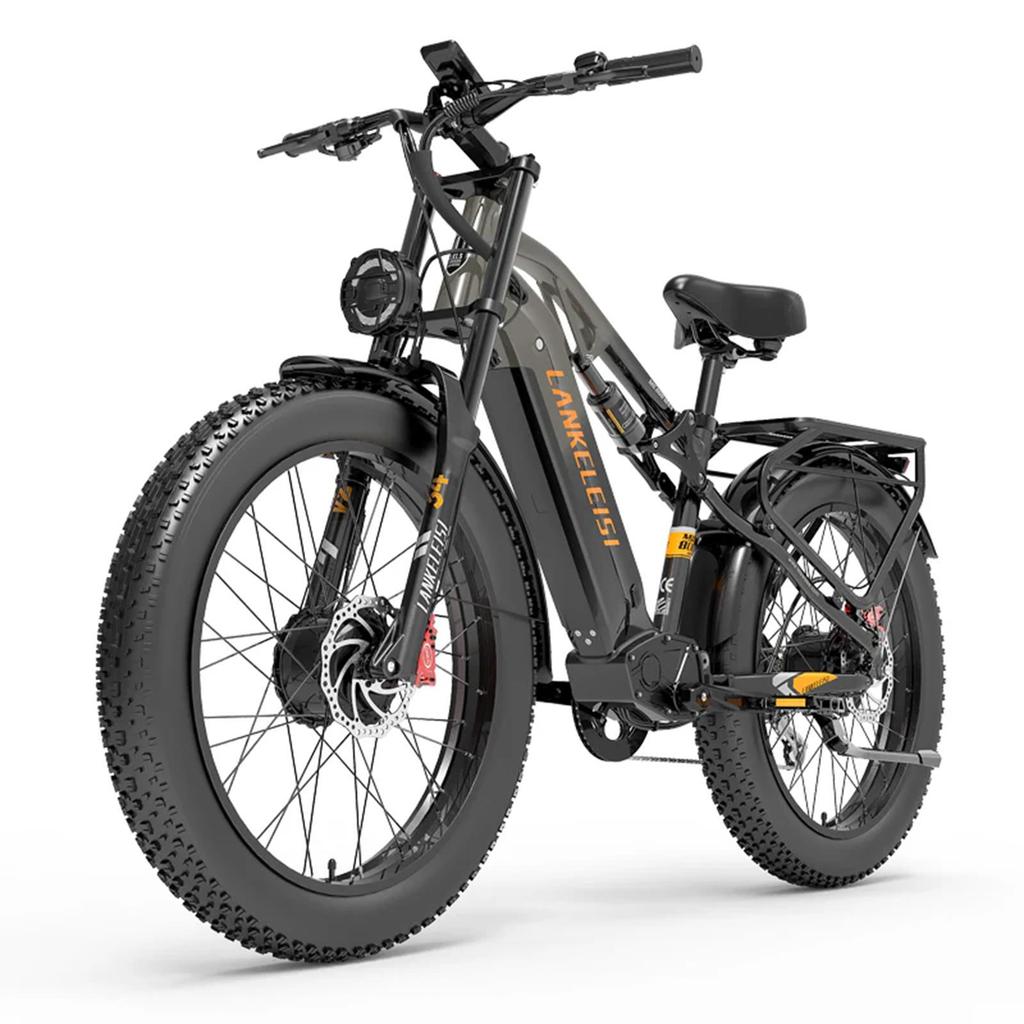 Electric Bicycle LANKELEISI MG800 Max 26" 1000Wx2 Dual Motor Electric Bike Adult Top Speed 48Km/h 48V 20AH 7 Speed Range 130Km Load 150KG
