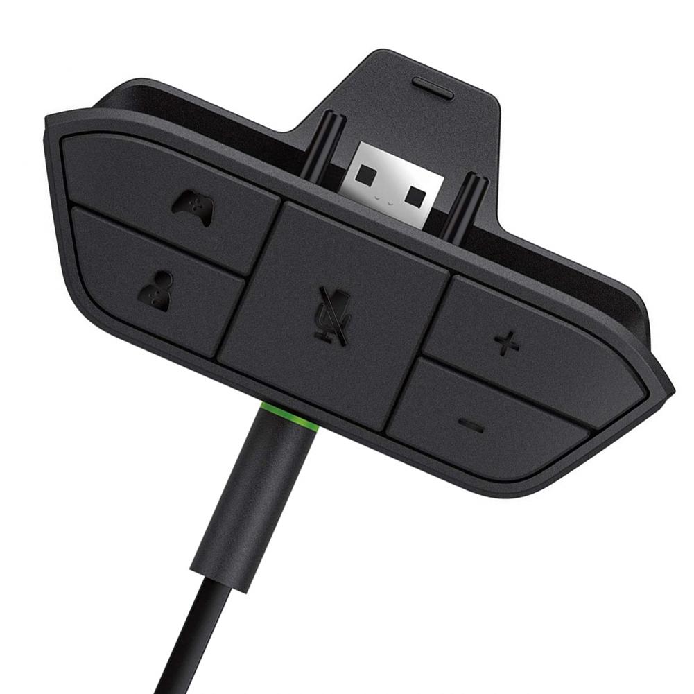 Stereo adaptér pro sluchátka s ovládáním vyvážení zvuku, 3,5mm jack pro bezdrátový herní ovladač Xbox One, design odolný proti opotřebení a nečistotám