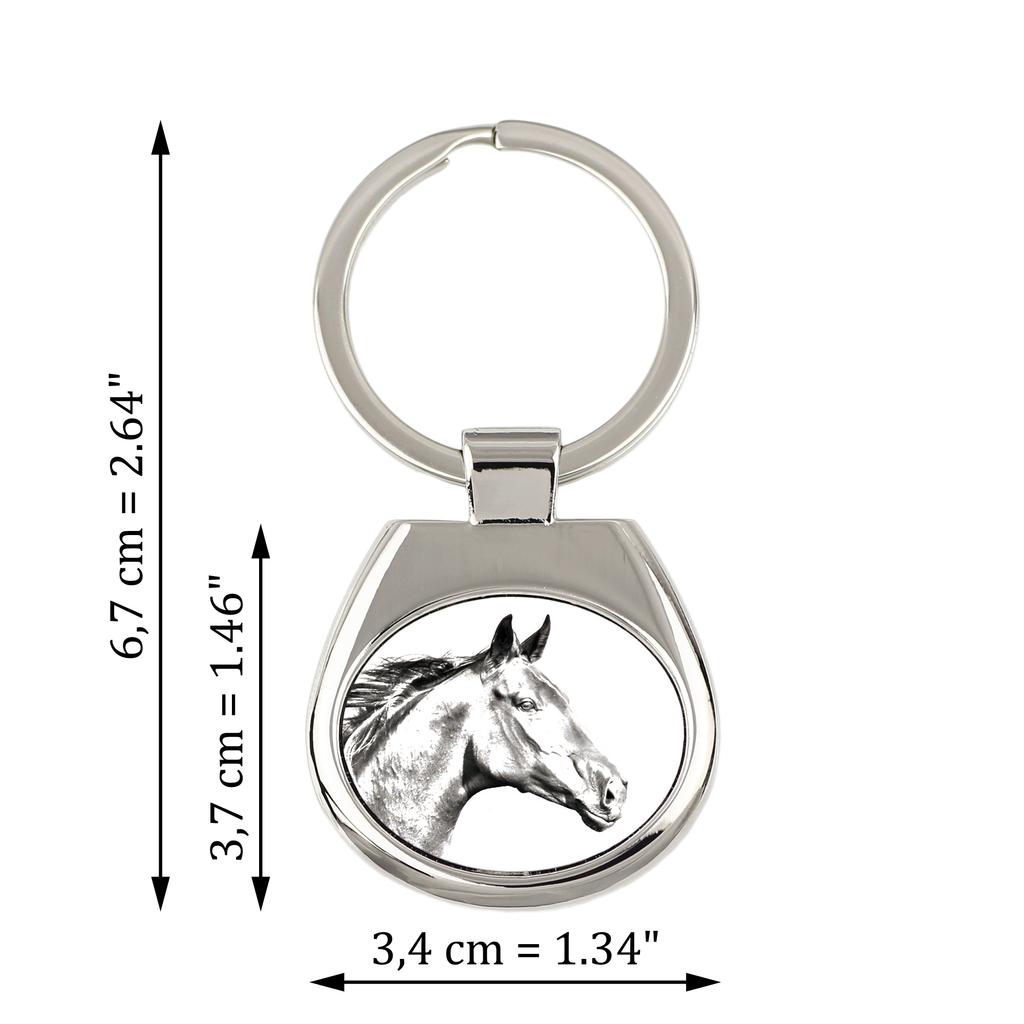 Zweibrücker – Keychain with a horse, keychain with a print | Art-Dog