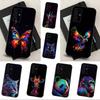 Colorful Art Animals Phone Case For Samsung Galaxy A13,A21s,A22,A31,A32,A52,A53,A71,A80,Soft Black Shell