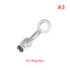 Tubo Freno Idraulico Moto Motorbike An3 Raccordo Banjo M10X1 Connettore Acciaio Inossidabile 0° 28° 45° 90° 10.2Mm