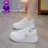 Platform White Shoes Women's Spring New Women's Shoes Versatile Board Shoes Lightweight Breathable Dad Shoes Casual Sports Shoes