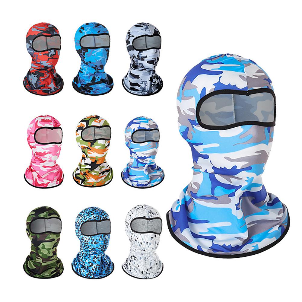 Motorcycle Mask Cycling Balaclava Full Cover Face Mask Hat Balaclava Quick Dry Lycra Ski Neck Summer Sun Ultra UV Protection