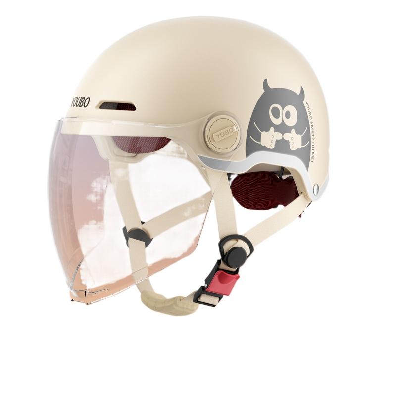 Electric Car Helmet Couple Four Seasons Universal Battery Motorcycle Men's Half Helmet Helmet