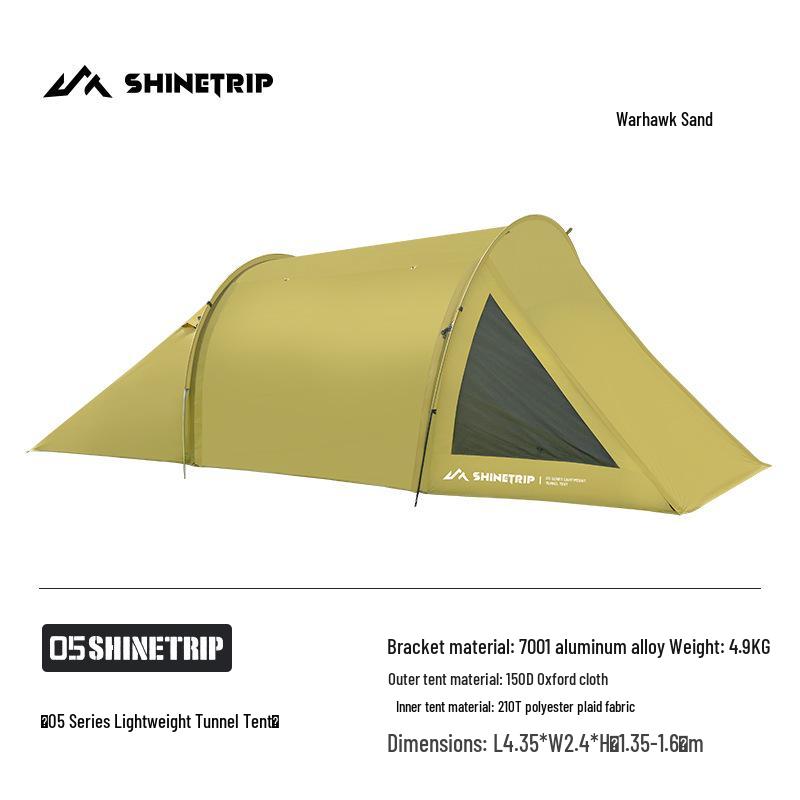 

ShineTrip Double-Fun Waterproof Tunnel Tent with Sun Protection for Motorcycle Travel