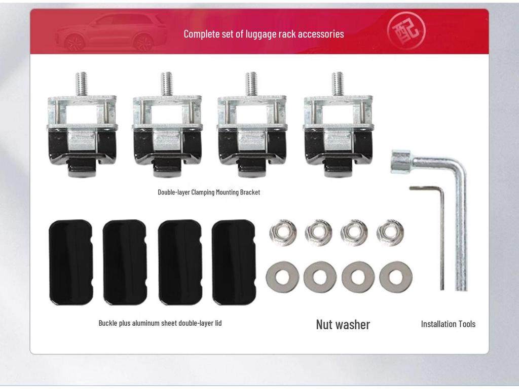 Roof Rack Crossbars for Ideal L7/L8/L9: Exterior Aluminum Alloy Luggage Accessories