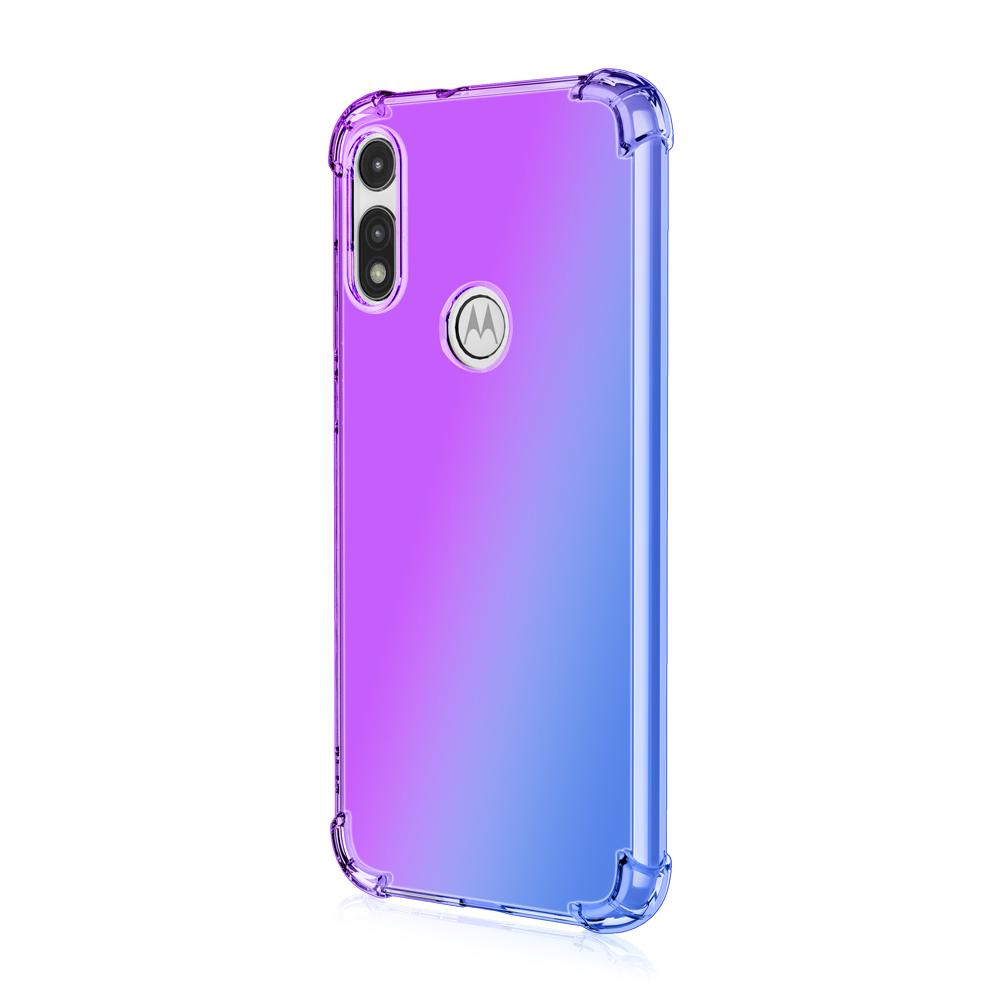 Klare, süße Handyhülle mit Farbverlauf, schlanke, kratzfeste, flexible TPU-Abdeckung, stoßfeste Schutzhülle für Moto E30 G Play Stylus 5G 2024 Power Plus E13