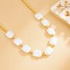 Ingemark Bohemia Imitation Peal Chokers Necklace for Women Wedding Bridal Simple Adjustable Beads Chain Y2K Jewelry Accessories