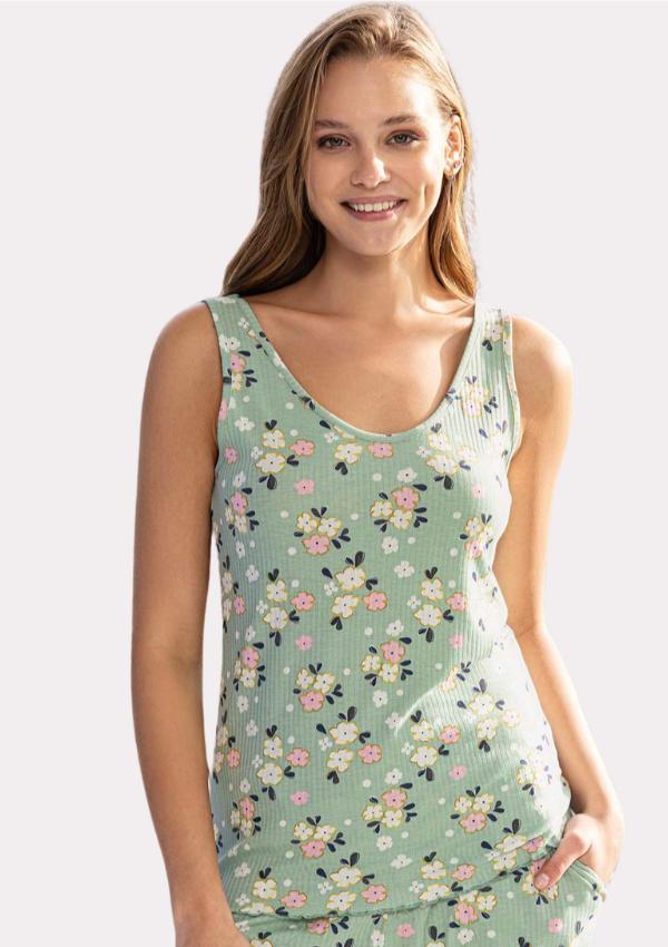 Damen Pyjama Aus Viskose M Träger Niedlich Angenehm Für Den Sommer Kurz Locker