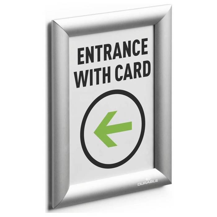 Durable 479523 Cadre photo amovible Format du papier: DIN A5 argent