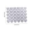 Diy Crystal Epoxy Mold Earrings Pendant Jewelry Mold Hanging Pendant Decoration Love Heart Shape Mirror Silicone Mold
