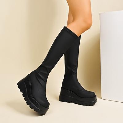 2025 New High Rain Boots Women's Fashion Flat Waterproof and Non-Slip Japanese Long Rain Boots Women