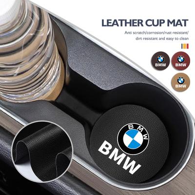 PourTapis Antidérapant pour Porte-Gobelet d'Eau de Voiture Porte-Bouteille Sous-verre Accessoires Anto E87 E70 E91 E30 G20 E92 E93 E60 E46 E90 G30 E53 X1 E90