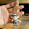 Creative New Year Lucky Sheep Soft Rubber Keychain Sheep Doll Pendant Ornament