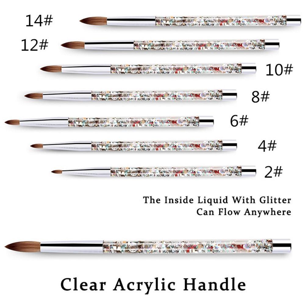 

Major Dijit 14 # Ручка для ногтей УФ-гель Кисть для ногтей Кисть для дизайна ногтей Кисть для рисования Ручка для рисования Кисть с кристаллом