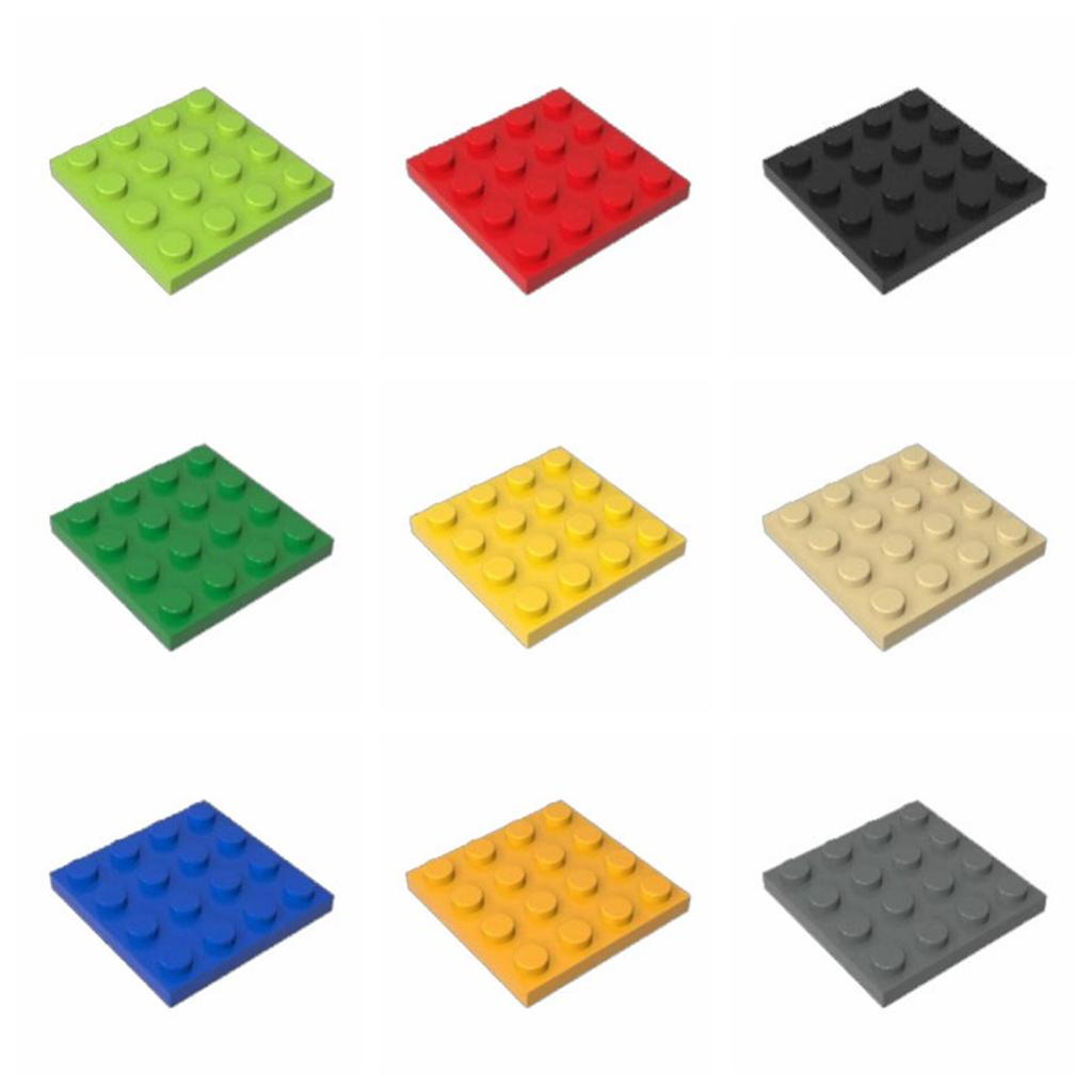 Non-Toxic 200Pcs Moc Thin Building Blocks 3031 Bricks Plate 4X4 Dots Educational Classic Creative Size Compatible With 3031 Toys For Kid
