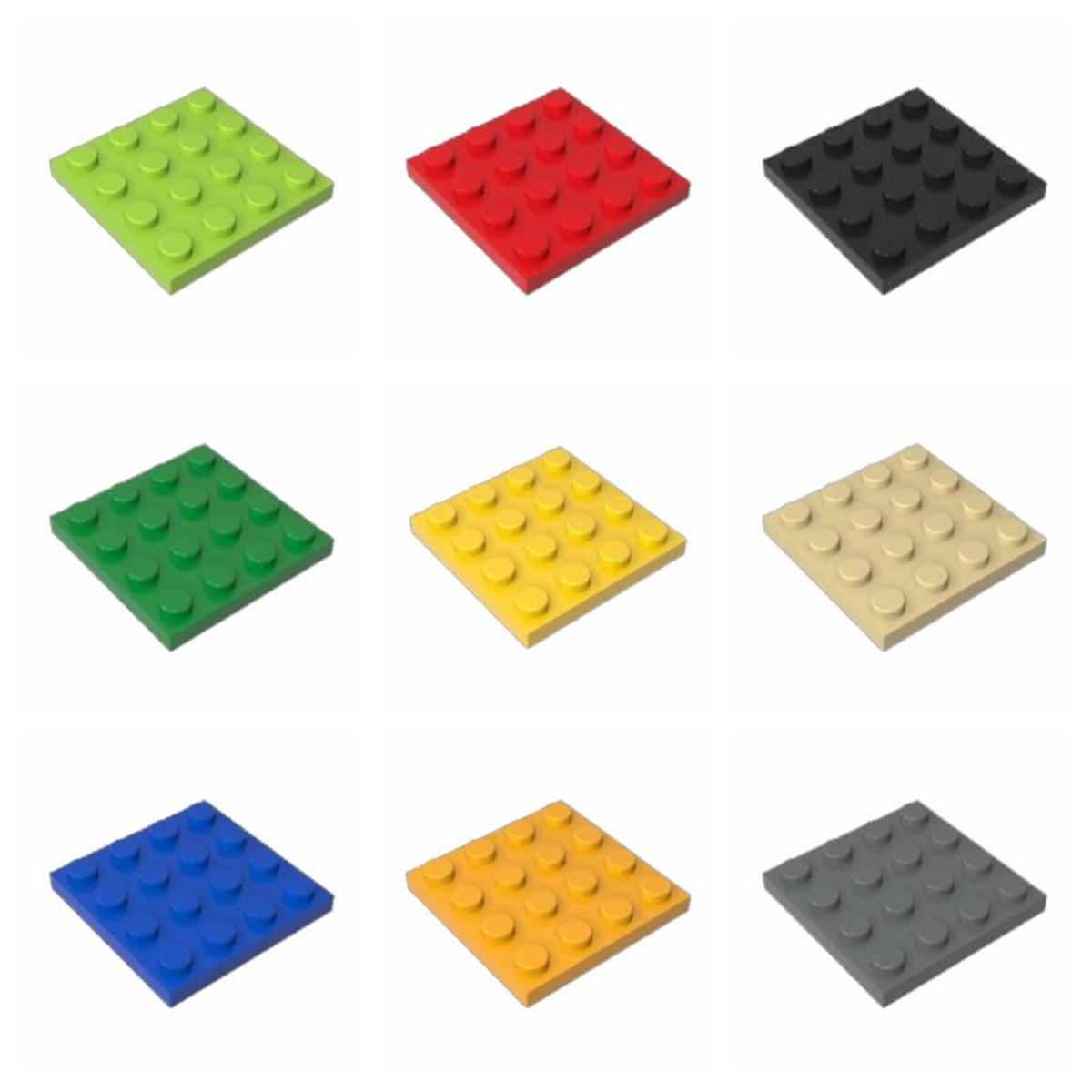 

200pcs Moc Thin Building Blocks 3031 Bricks Plate 4x4 Dots Educational Classic Creative Size Compatible With 3031 Toys for Kid