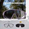 UV400 Photochrome Radsportbrille Hochgeklappt Sportsonnenbrille Photochrome Fahrradbrille Sommer