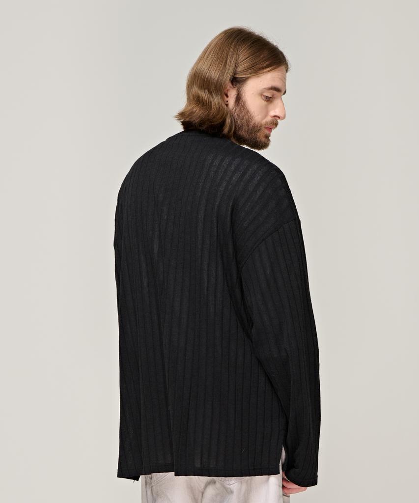 CARGOBROS Cb Ribbed Round Over Knit (Black)
