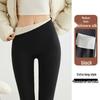 Plus-Size Fleece-Lined Shark Pants: High-Waisted, Thick, and Warm Yoga Leggings for Autumn/Winter 2025