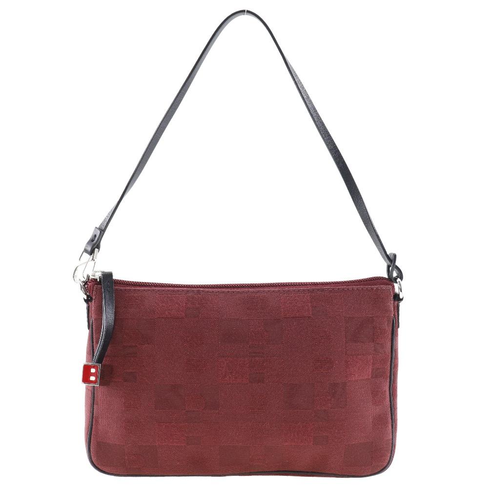 

BALLY One Belt Shoulder Bag Red cotton Women Used