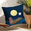Heet anime Quokka DDinotaeng Kussensloop Huis Woonkamer Decoratie Linnen Kussenslopen Kussenhoes
