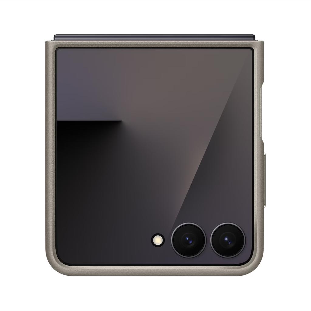 Original Samsung Galaxy Z Flip7 Kindsuit Case Vegan Leather Case Cover For Galaxy Z Flip 7 Protective Case