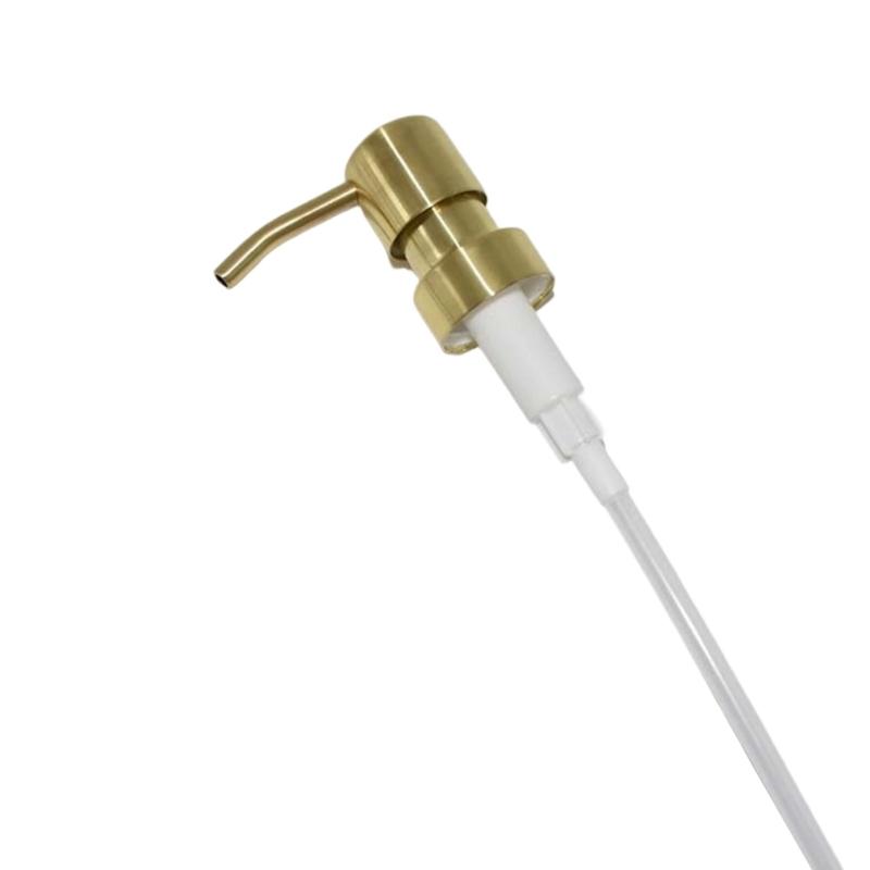 Practical Dispensing Metal Pumps Head Thread Standard Convenient for Cosmetic and Bath Products Daily Casual Use