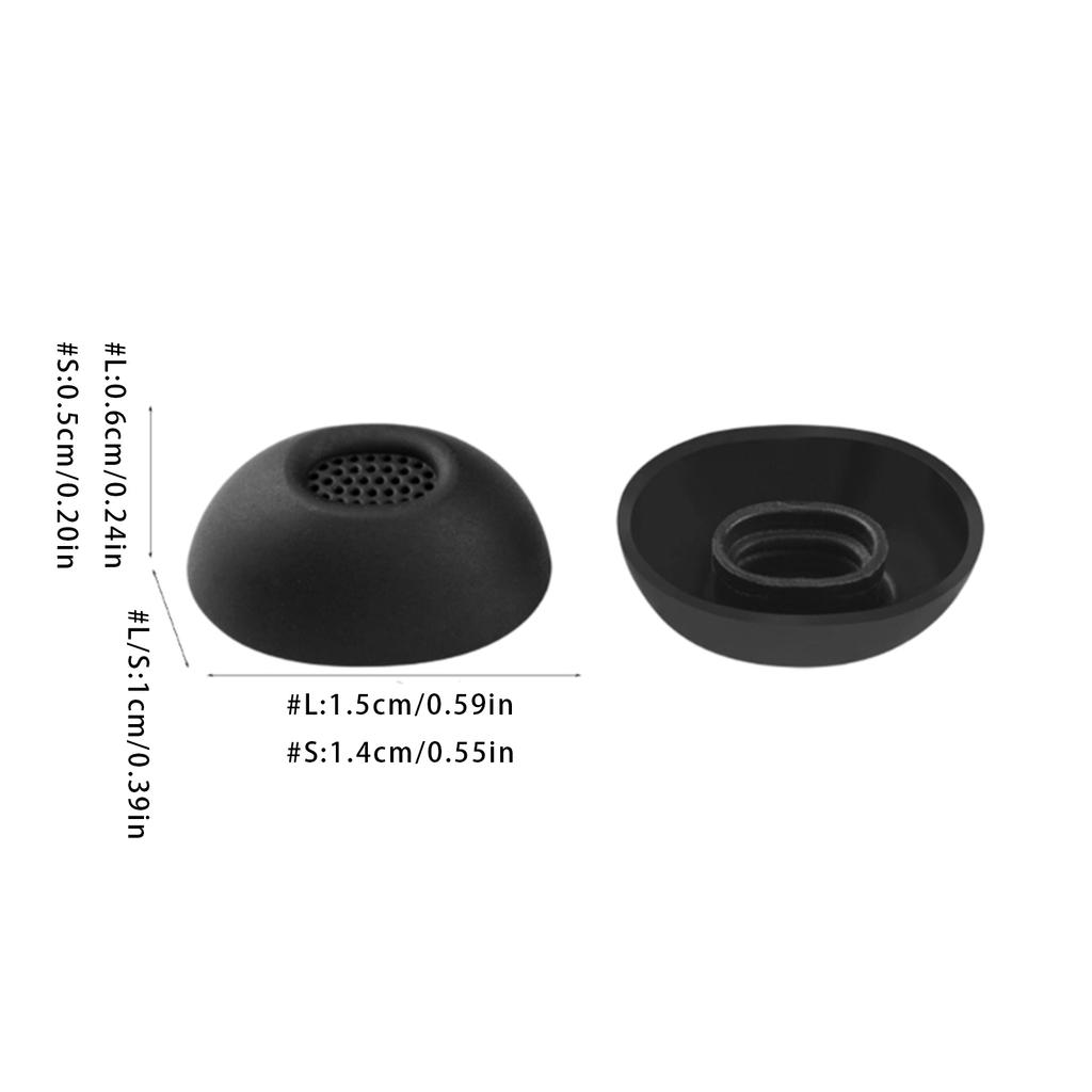 1 pair Silicone Earbuds Tip Earplugs Enhances Grip Sweat Resistant Protections for Ultra II 4th Gen Multiple Size