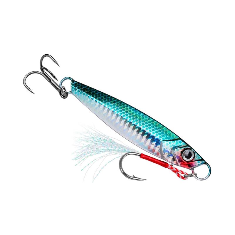 13g/30g/60g Jig Lure Saltwater Fishing Lures Fast Sinking Jigging Baits Fishing Lures Swimbait for Walleye